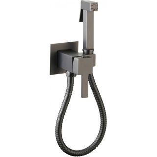 Гигиенический душ со смесителем CeramaLux KBS/008 оружейная сталь